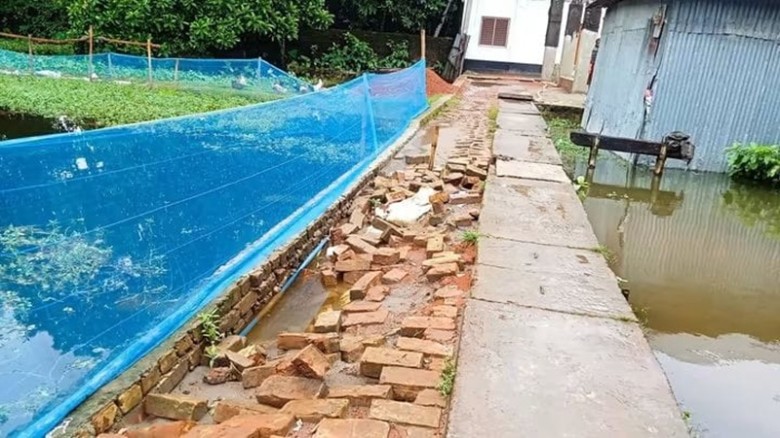 গাইবান্ধার সরকারপাড়ার সুপ্ত ভিলা রোড যেন দুর্ভোগের অপর নাম