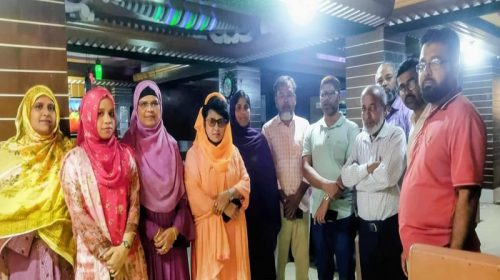 ছবিঃ নারী কল্যাণ ফাউন্ডেশনের আয়োজিত সমাজসেবক পরিবার সভার একাংশ।