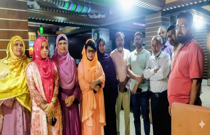 ছবিঃ নারী কল্যাণ ফাউন্ডেশনের আয়োজিত সমাজসেবক পরিবার সভার একাংশ।