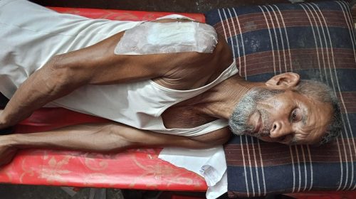 লালমোহনে জমি বিরোধ